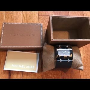 Michael Kors Brown Leather Watch